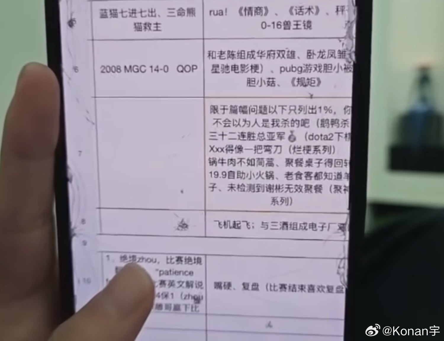 户外团播女主播小马看刀区大主播的个人简介，这个资料有点全啊，但是这个红线有点搞了