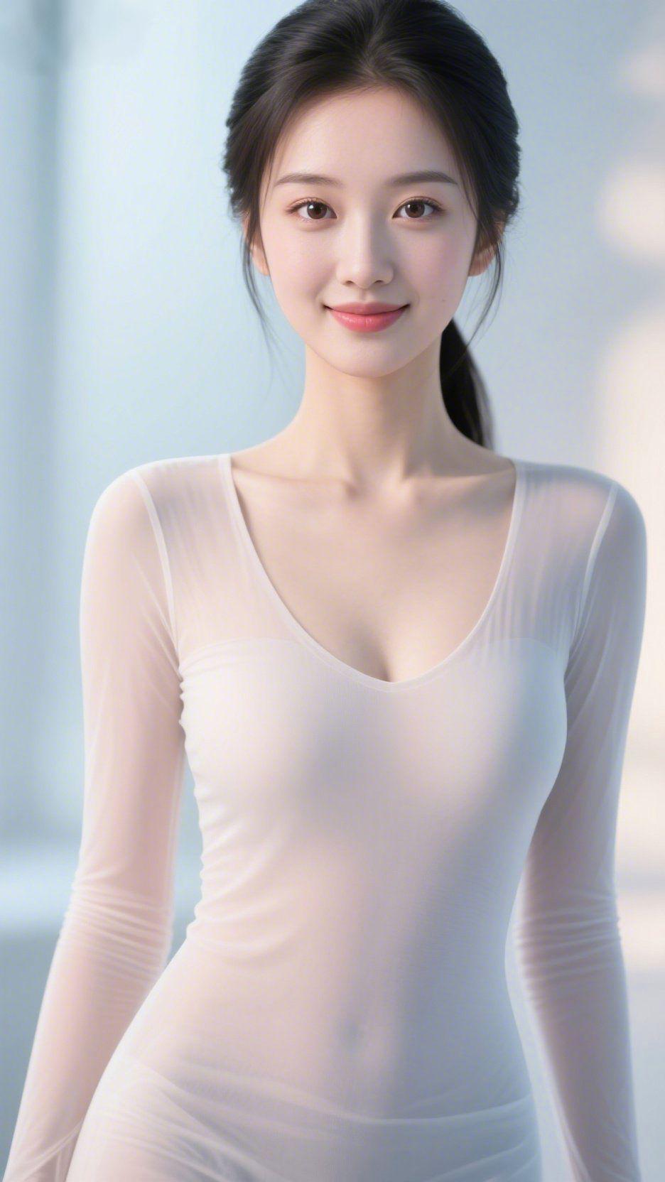 温柔向生活晨光轻拂窗沿，清浅的光影落在素净的衣料上，像流云拂过心尖，妥帖又