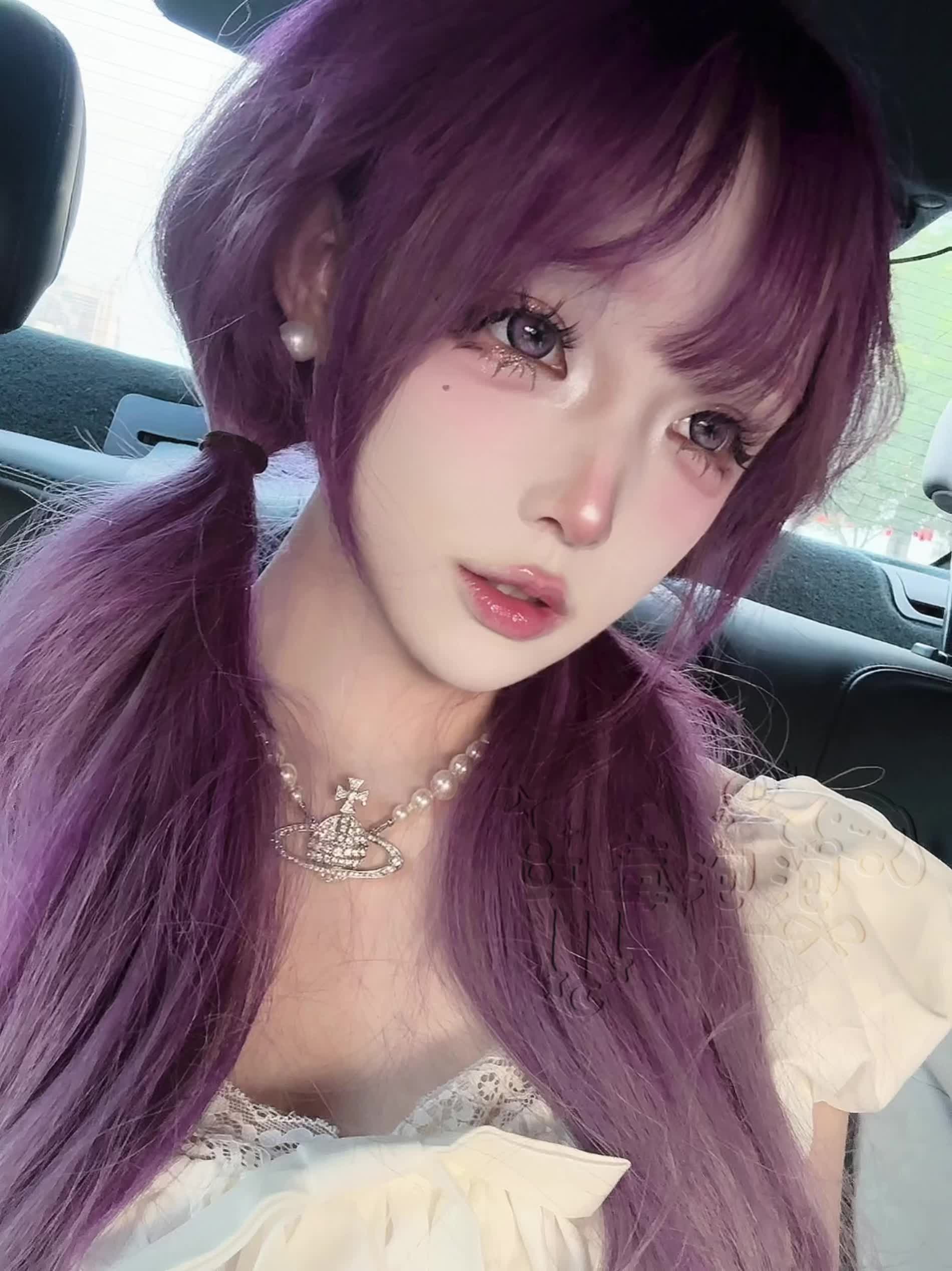 洗出来严莉莉发色也是没谁了 夏天发色显白发色