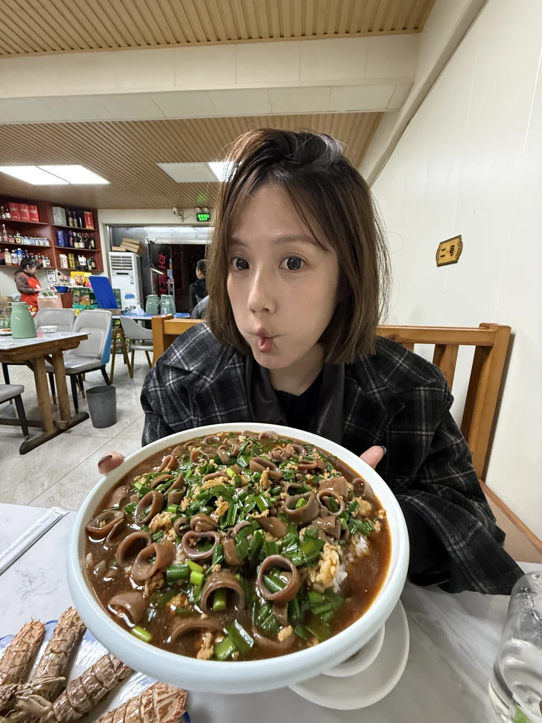 青岛海肠捞饭真有你的！！