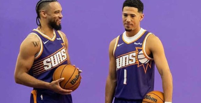 太阳5连胜屠夫迎战老鹰准四双军团，布克33分VS约翰逊31+18+14+7，谁将终结对方连胜？