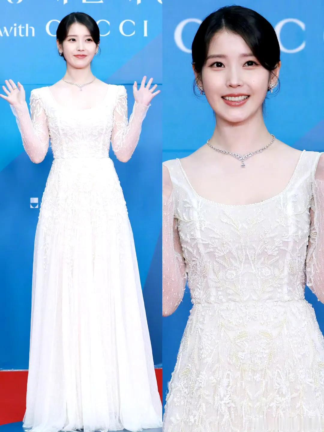 以前没怎么注意，今天刷到韩国百想大赏发现走红毯的女星礼服和自身条件都比较贴合