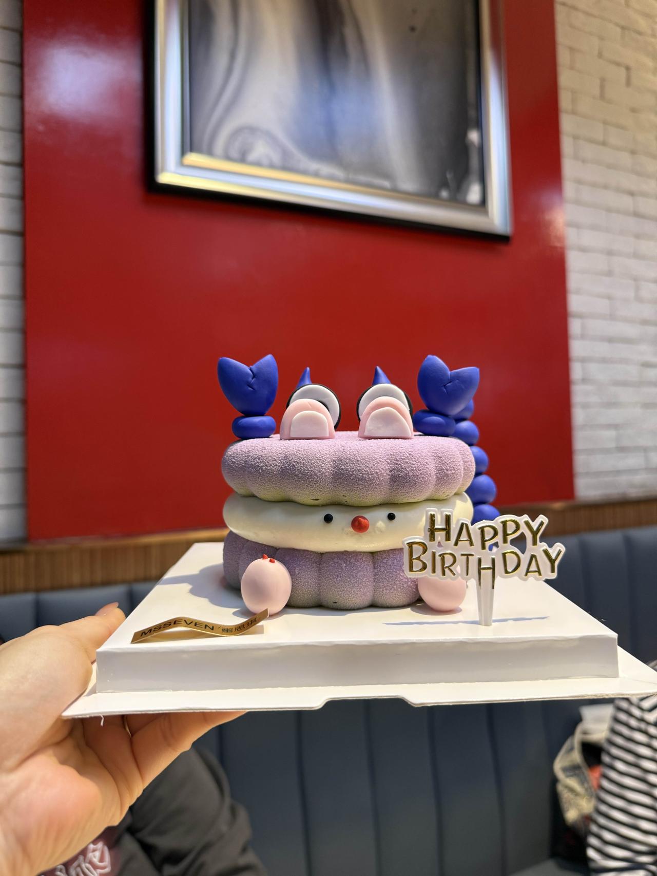 你能用一句简单话概括什么是幸福吗萌趣生日蛋糕，快乐的一天从甜蜜开始！🎂💖