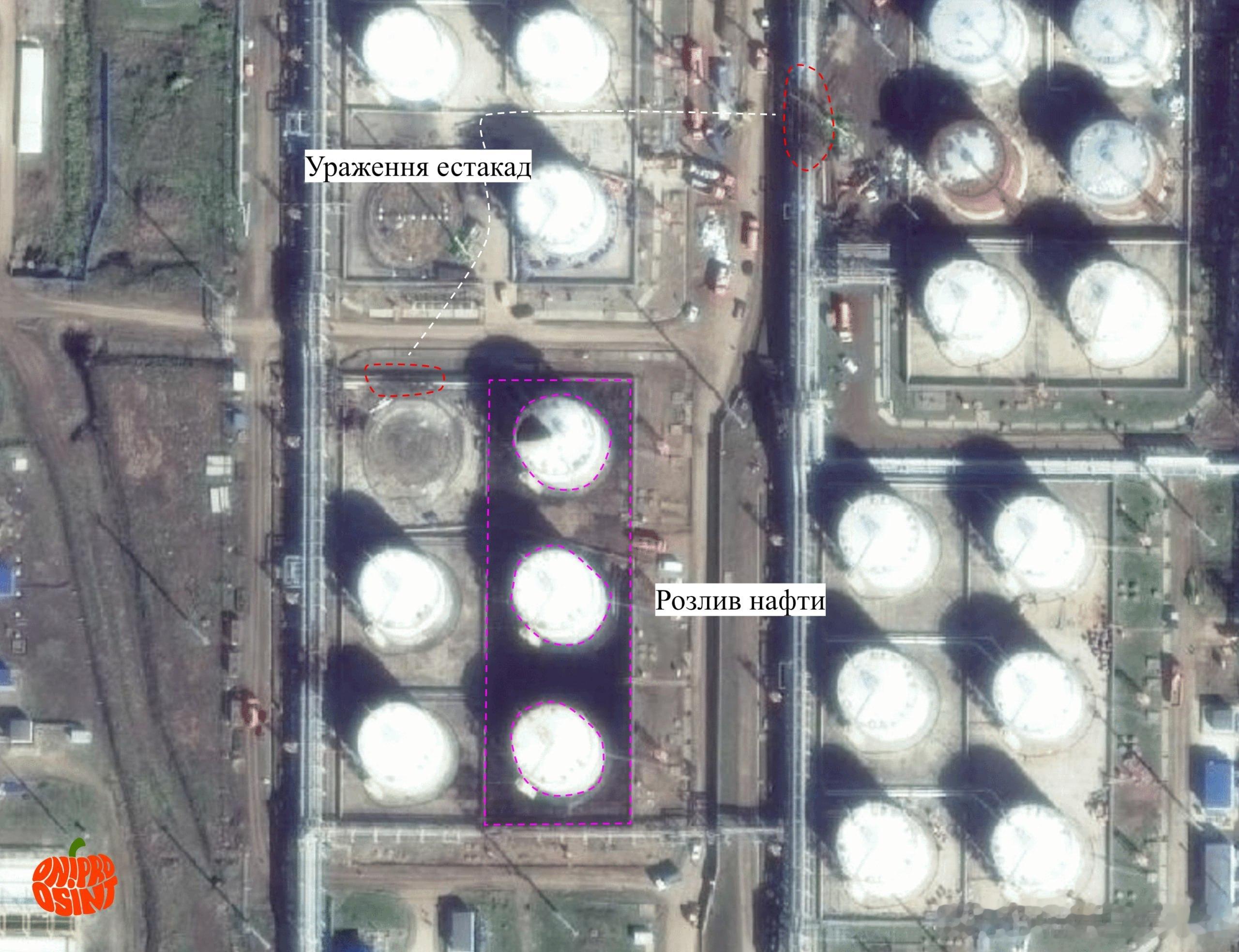 乌军针对俄罗斯伊尔斯基（Ilsky）炼油厂在9月26日进行的FP-1无人机袭击后的卫星分析显示，该厂