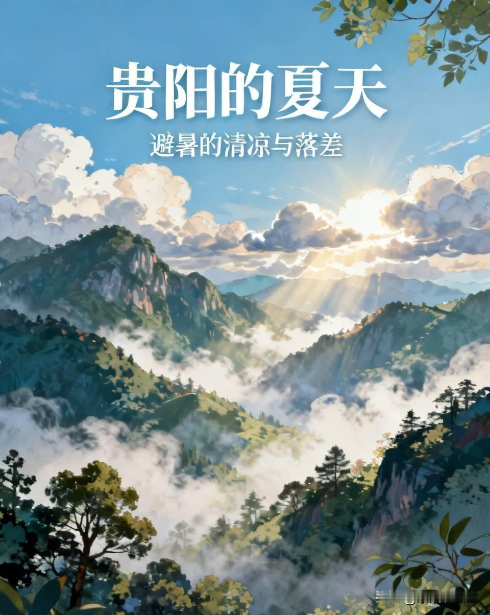 贵阳除了夏天凉快还剩啥？三天玩完，我真的有点失望！七月中旬广州酷热难耐，我