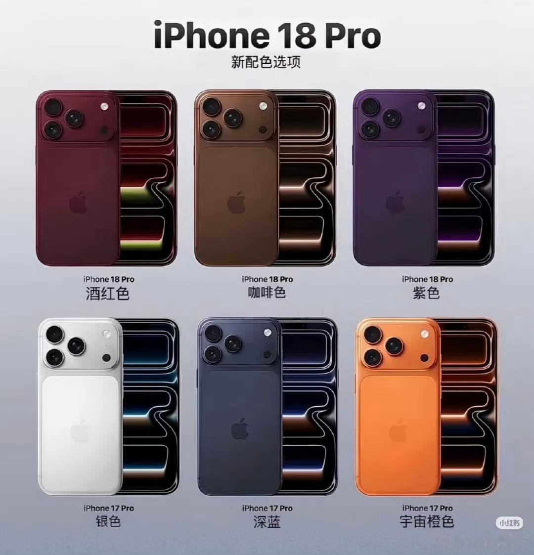 iPhone18Pro新配色目标一眼最新款好好好，买买买