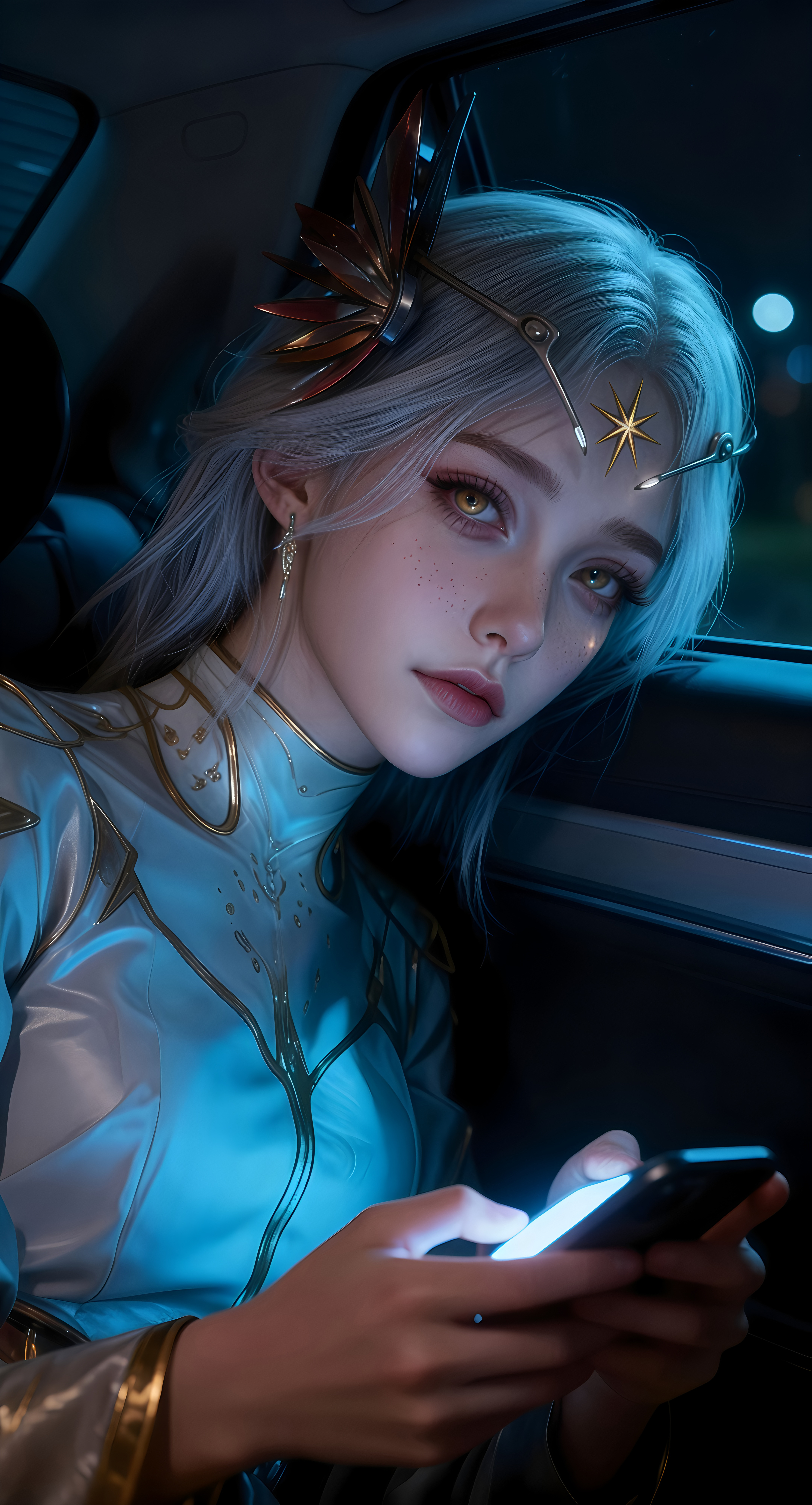 吞噬星空星幻王6K美图壁纸赏析，星幻之翼掀起银河的涟漪！