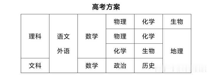 如何评价高中选科物理加化学几乎强制捆绑？根据其他人的回答总结的方案，大家觉得怎