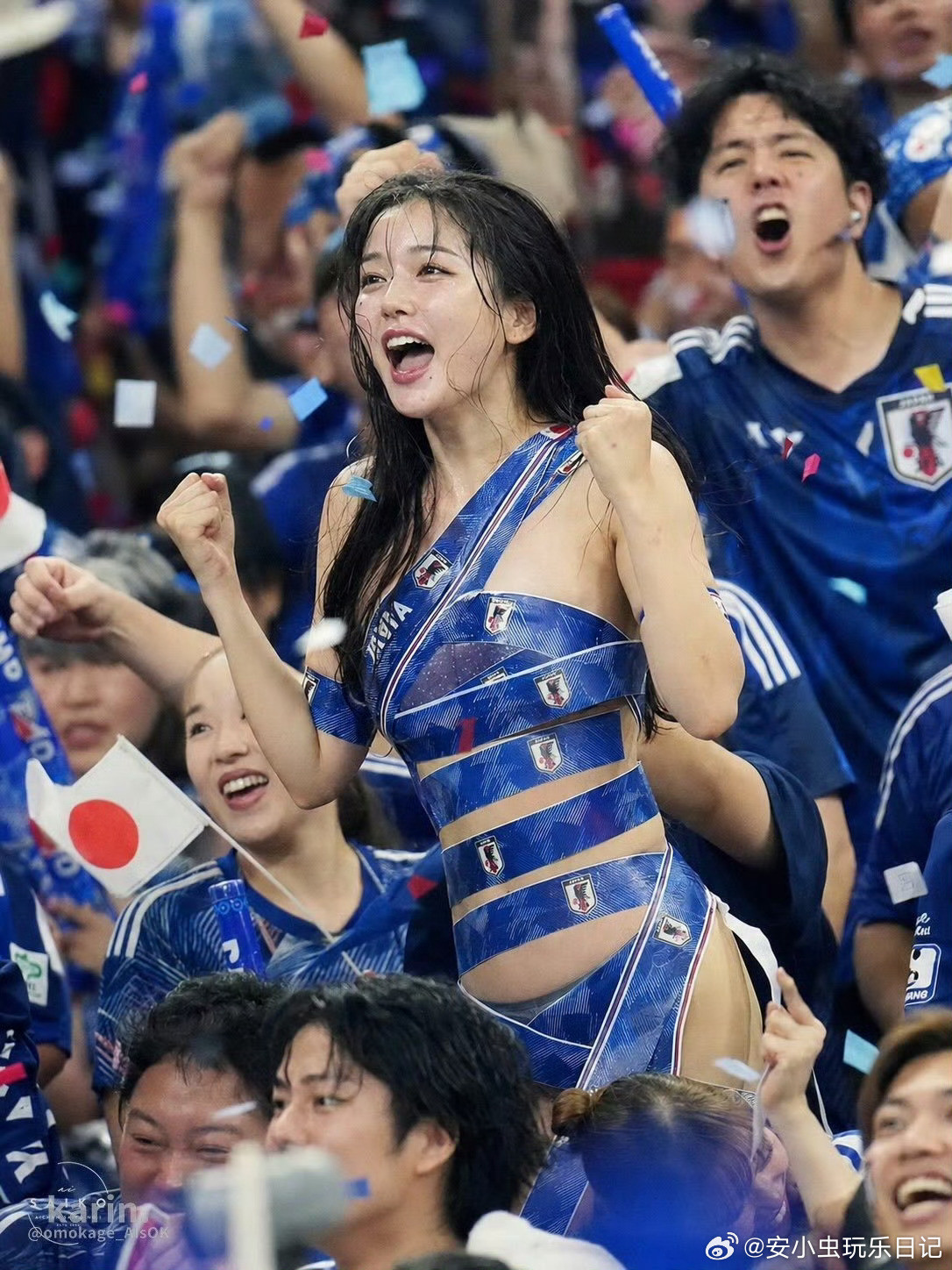 还得是日本球迷最出位