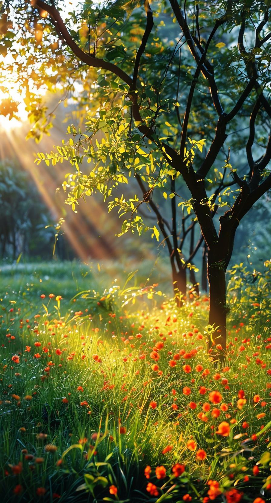 今日手机壁纸选啥，可太有讲究啦。有人喜欢风景类壁纸，像那壮阔的海边日出，金光洒在