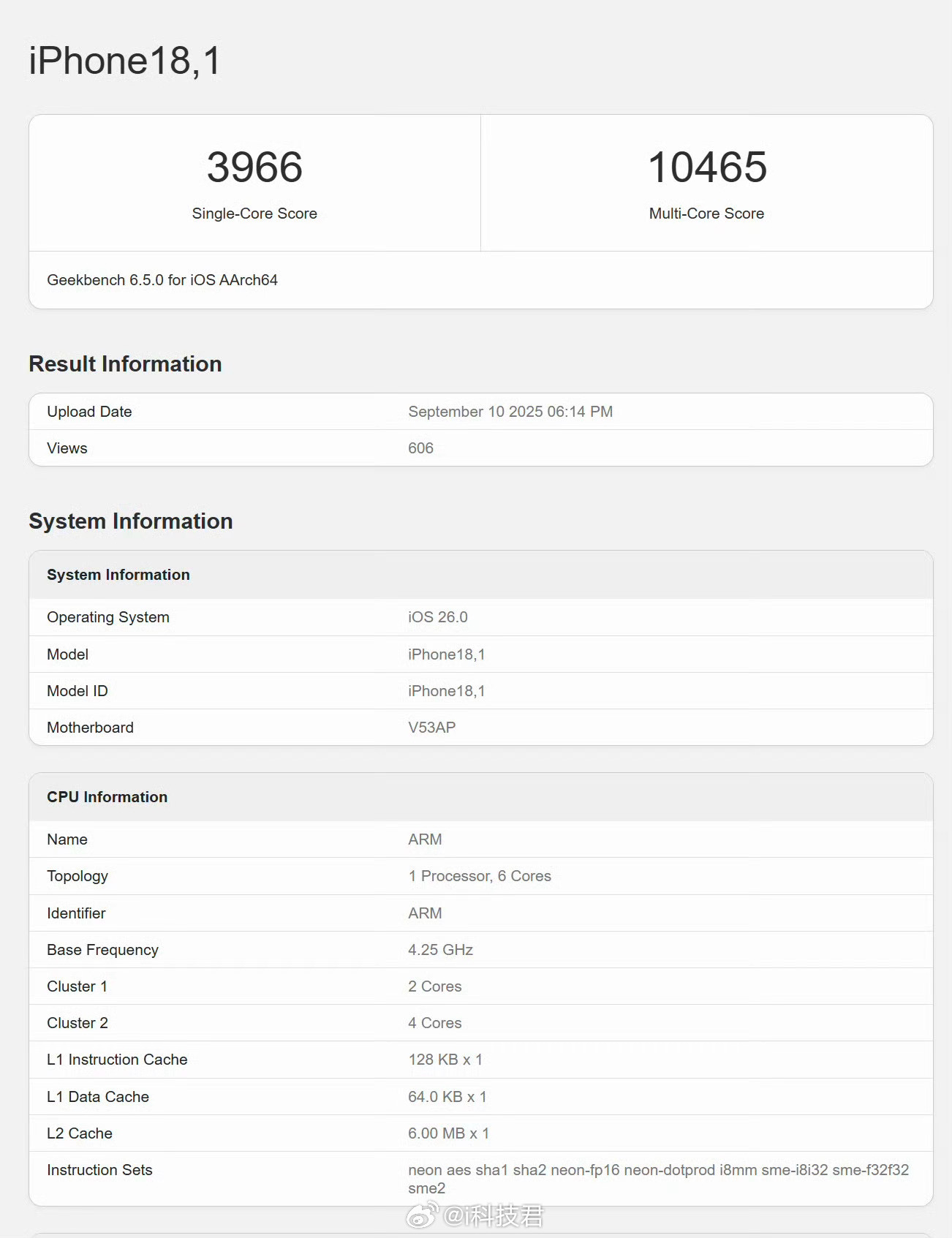 iPhone17Pro最新跑分：单核近4000，多核10000+作为对比，骁
