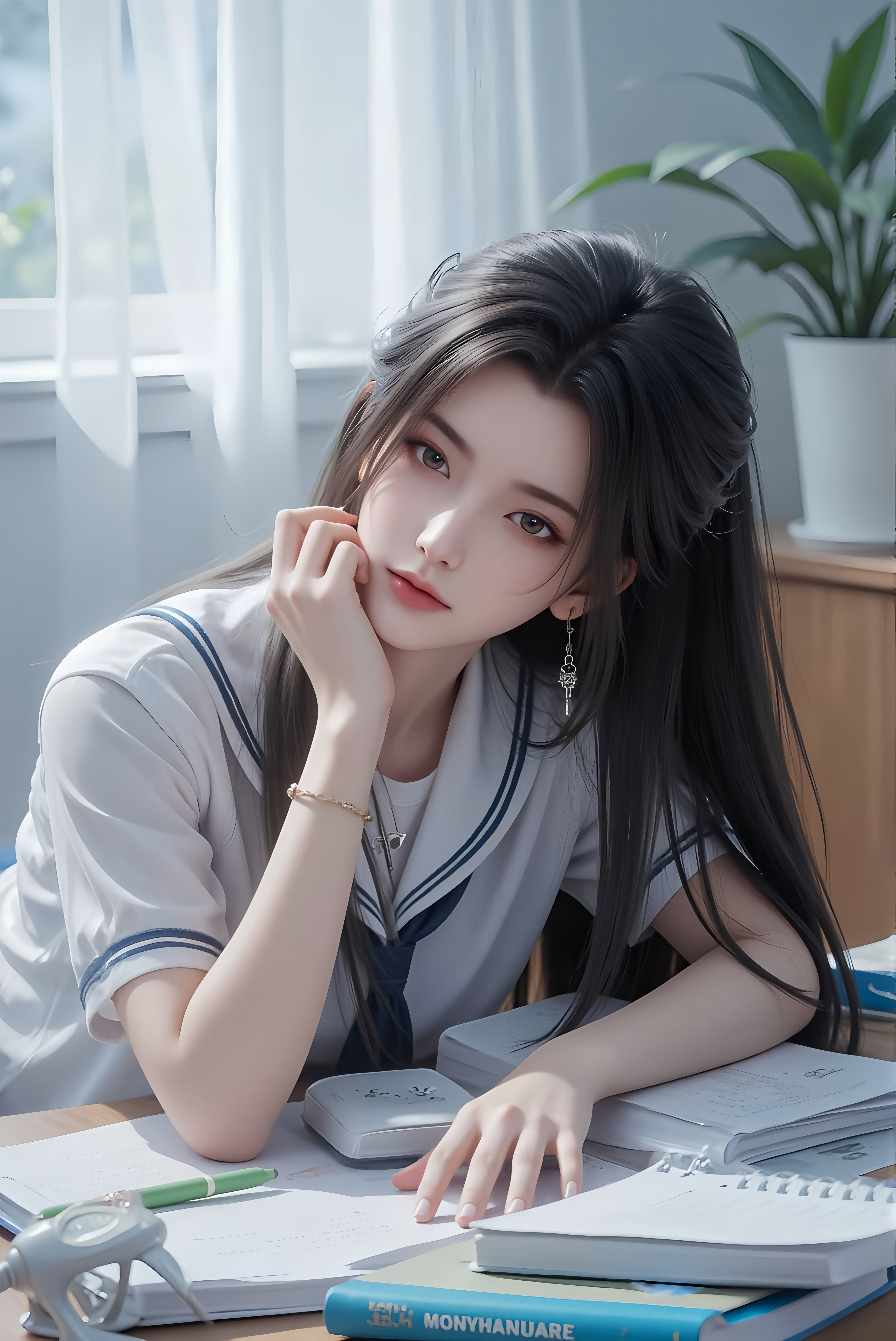 诛仙国漫女神4K美图：冰清玉洁与柔情交织的陆雪琪！