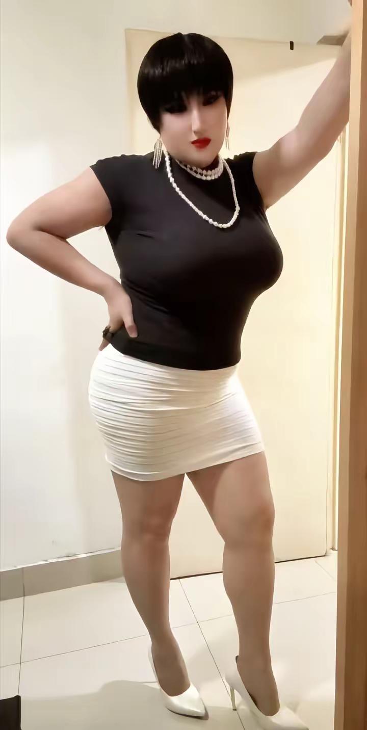微胖女生穿搭白色高跟鞋穿搭