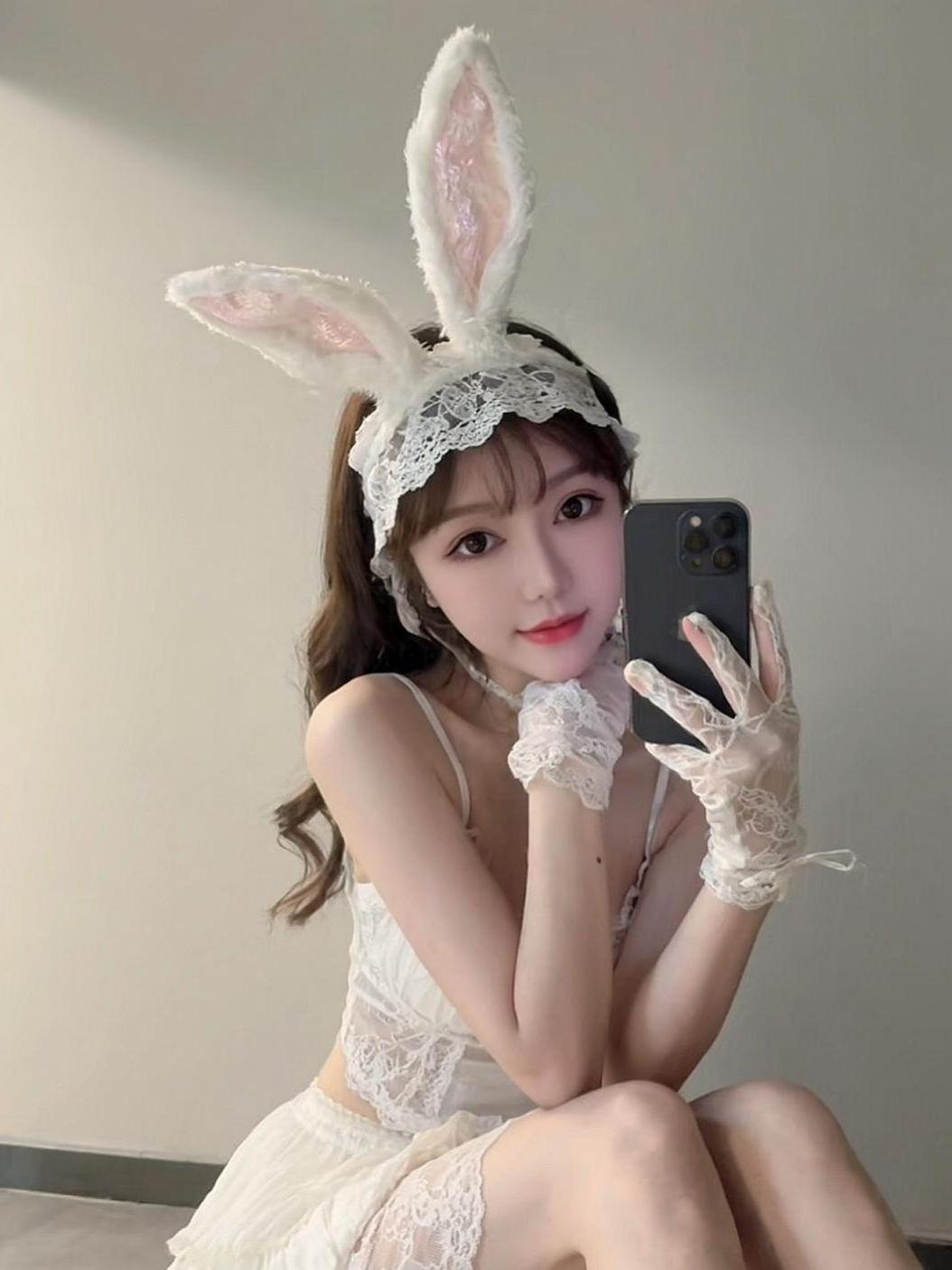 AI兔系蕾丝写真