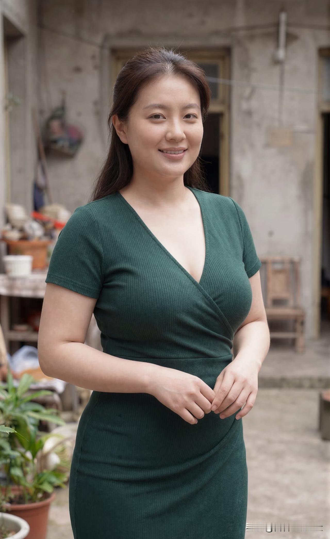 阮郎归·旧院春温苔痕墙里日初温，阶前绿意匀。翠衫轻裹笑生春，风过旧院深。