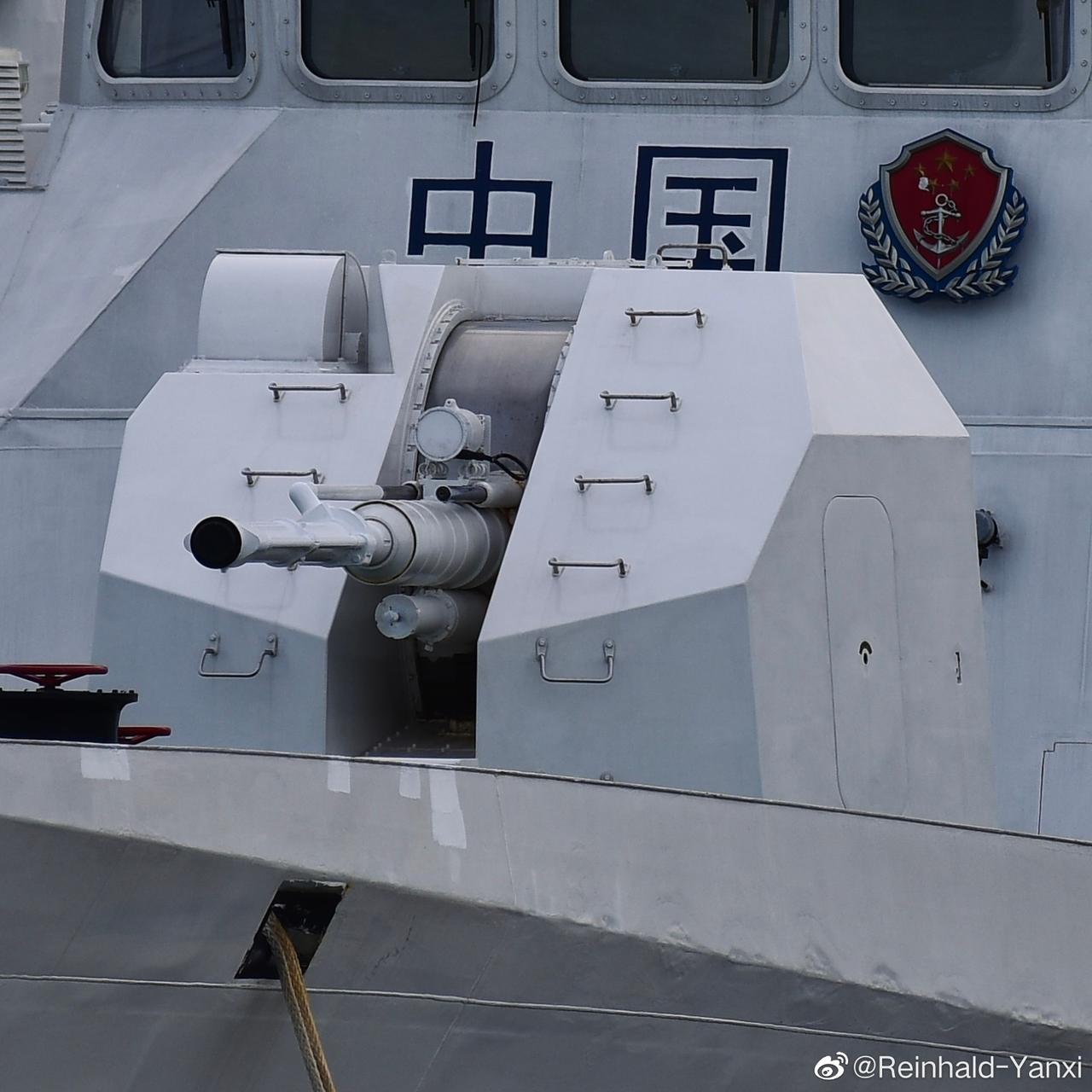 偶遇056型导弹护卫舰改装的海警3105鹤宝舰（原海军583上饶舰）和3106四
