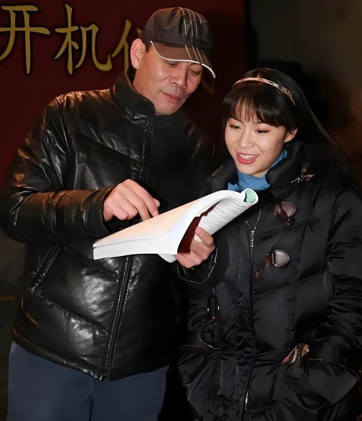张光北与女儿的一张留影，女儿长的非常漂亮