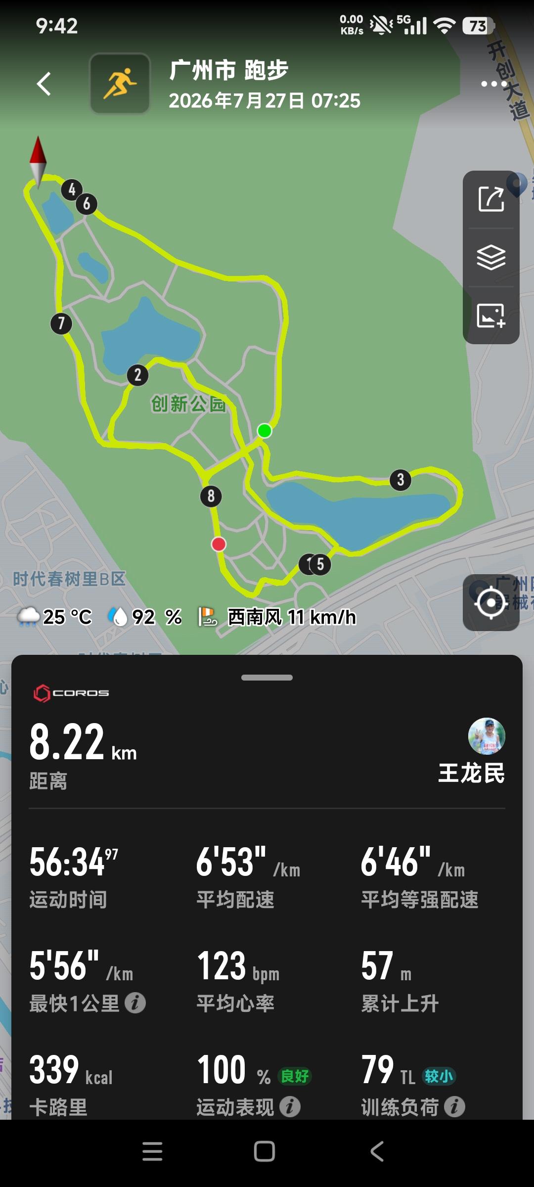 跑步、参加马拉松比赛的人，不是脑子有问题就是吃饱了撑的。昨天下雨跑休，今天下雨