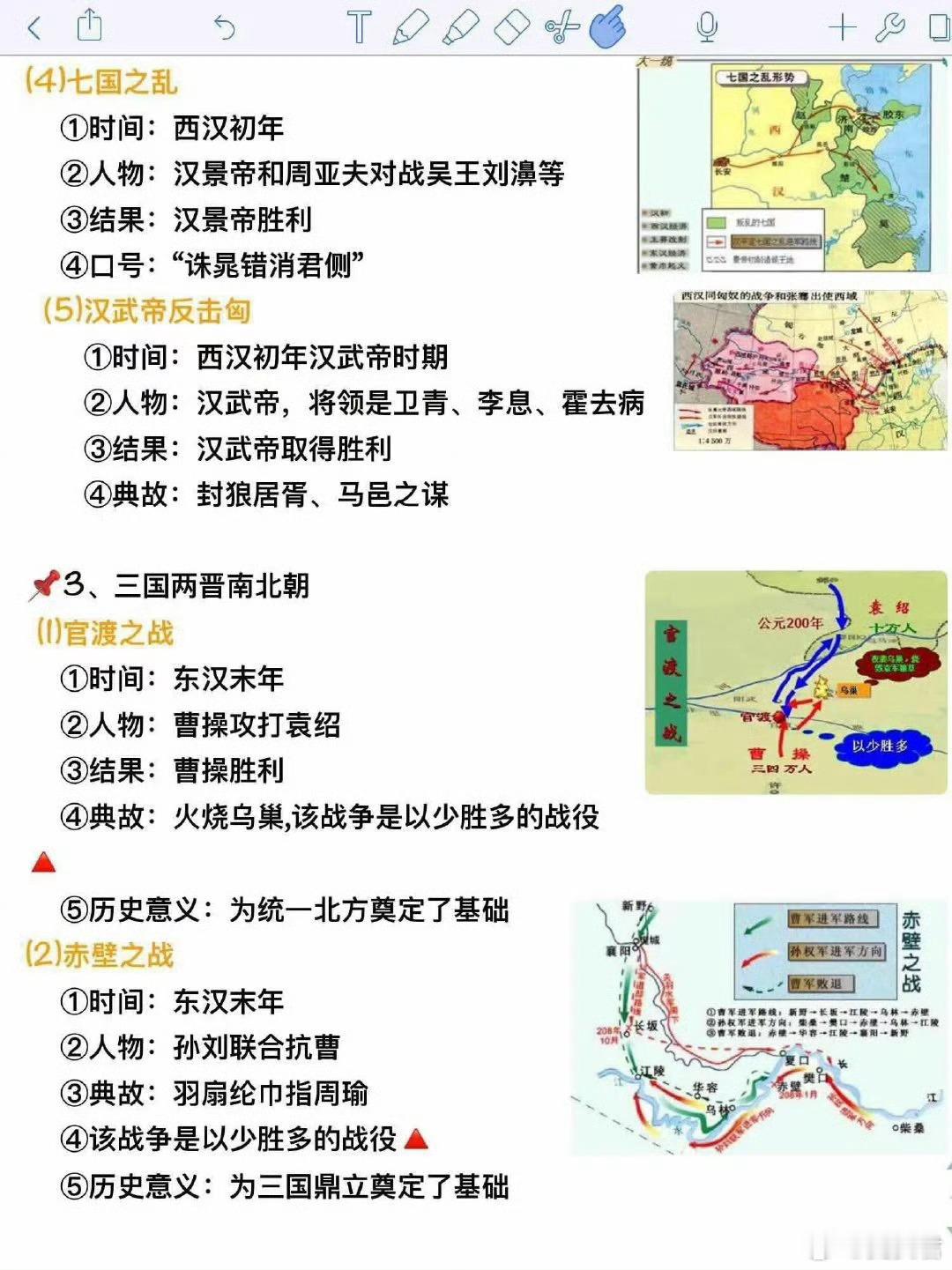 中国古代重要战役汇总