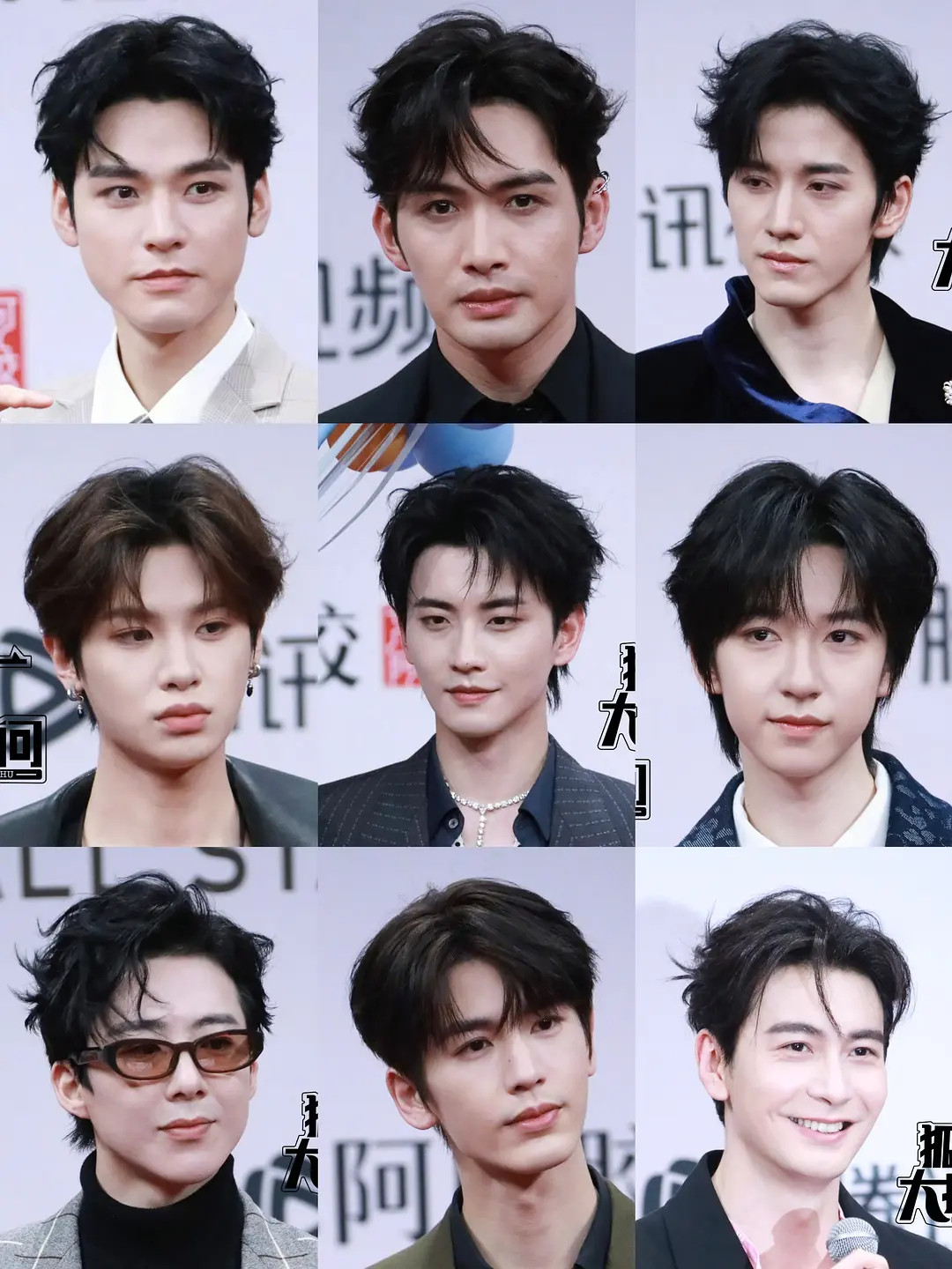 星光大赏男明星生图状态，年轻的还是显年轻一些