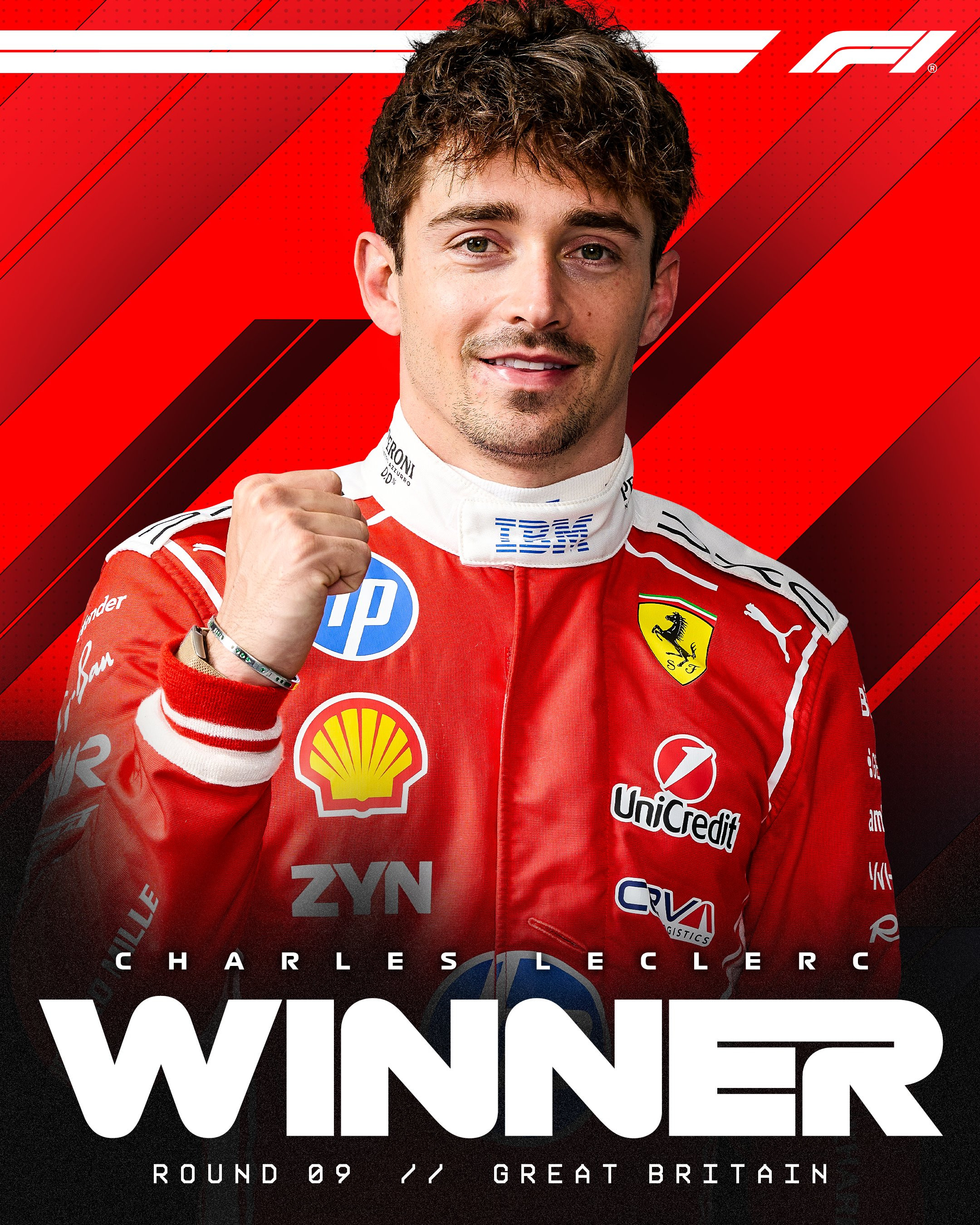勒克莱尔取得F1英国大奖赛冠军！时隔1年8个月后再度获胜！拉塞尔主场首次登台取得