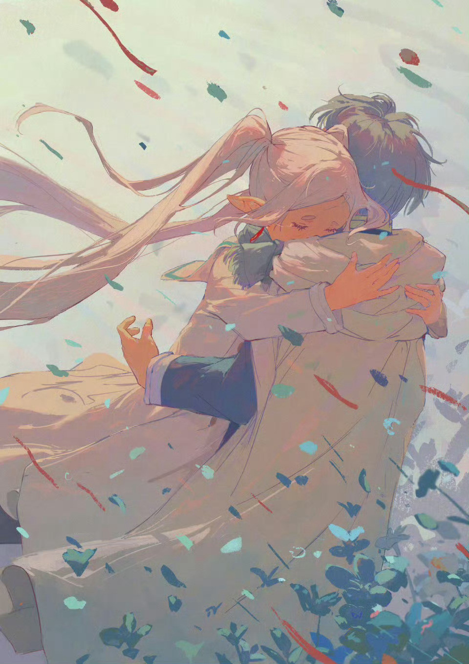 葬送的芙莉莲很唯美的画面狠狠磕到了（画师hano）​​​