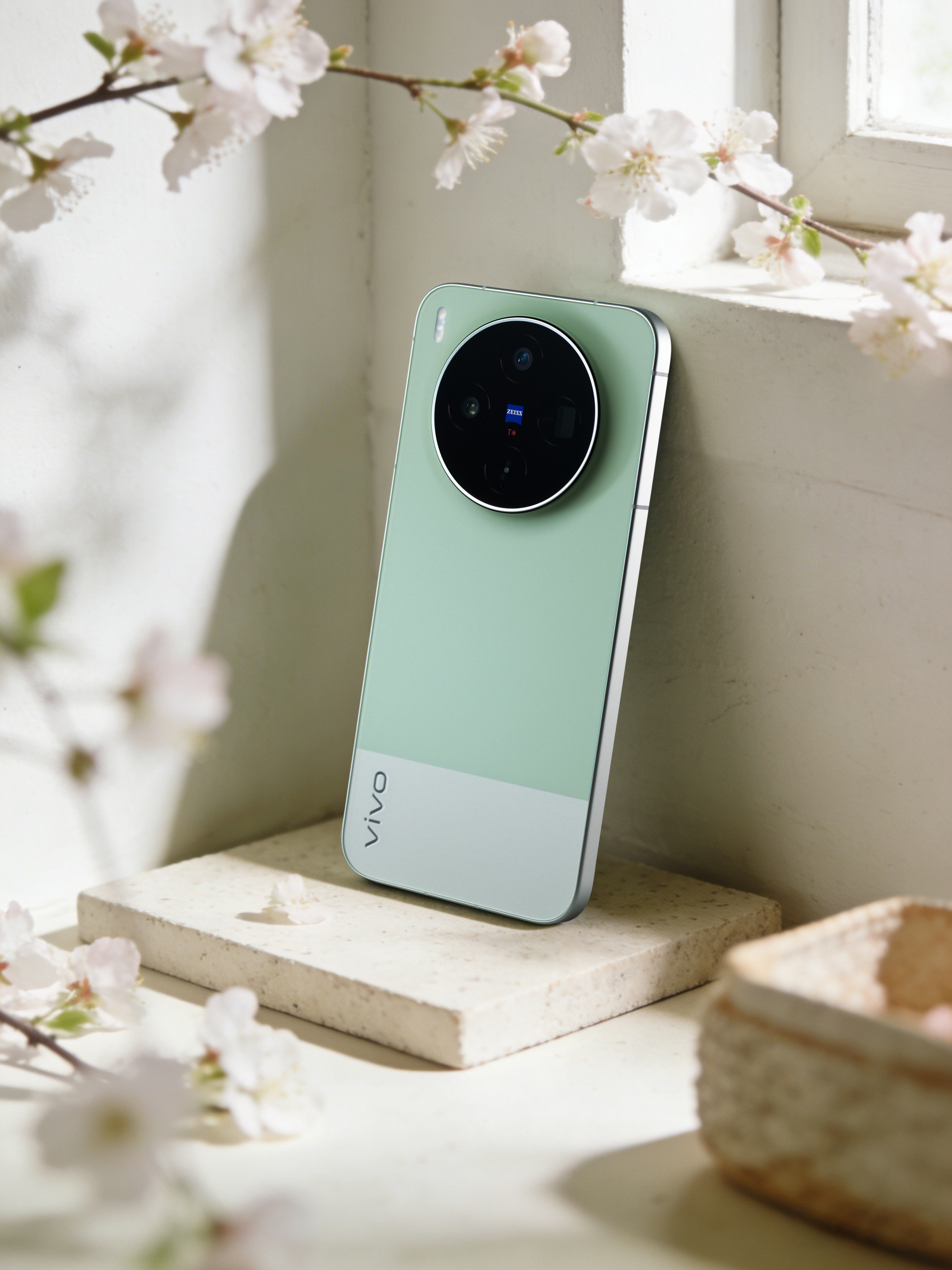 春天就是要有生机的感觉vivoX300s胶片绿这浅绿色真的好爱