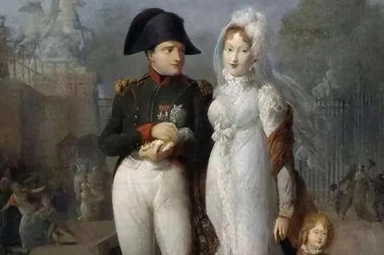 1796年，27岁的拿破仑娶了33岁带着俩娃的寡妇约瑟芬。婚后的约瑟芬有