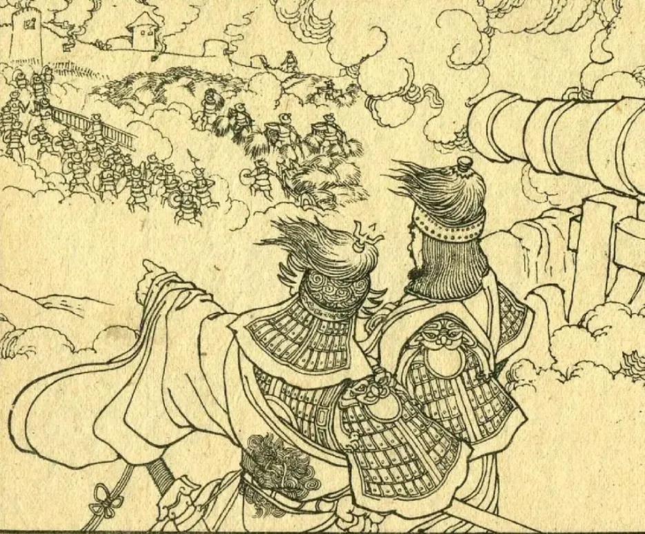 明朝时，来自西洋的12磅炮被称为红姨大炮，这是明军在对付八旗劲旅时最厉害的武器，