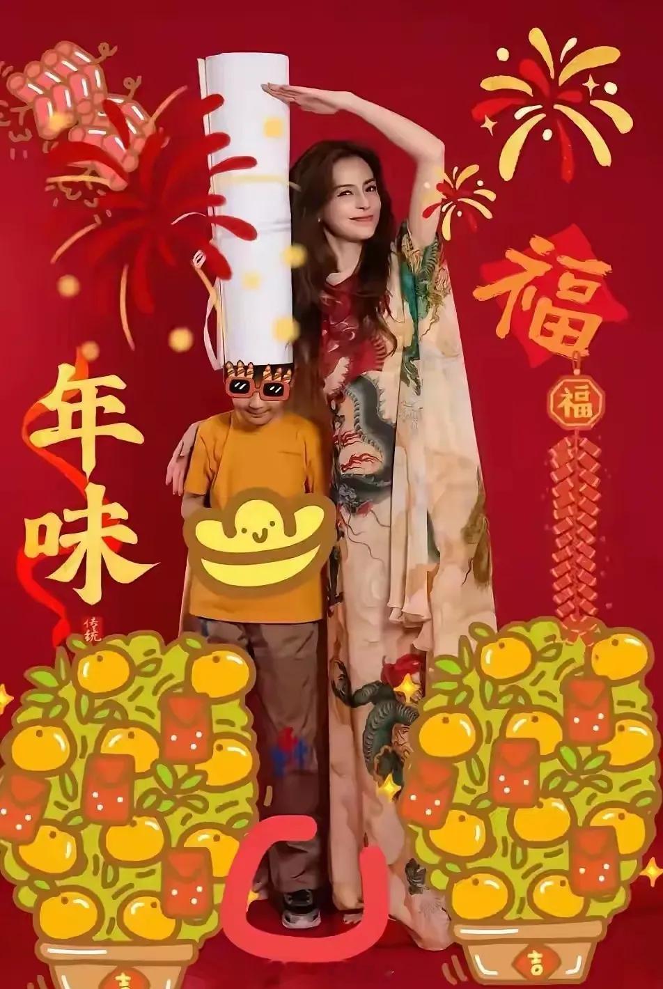 蛇年春节刷到个离谱事儿！黄晓明和Angelababy离婚后，过年期间Angela