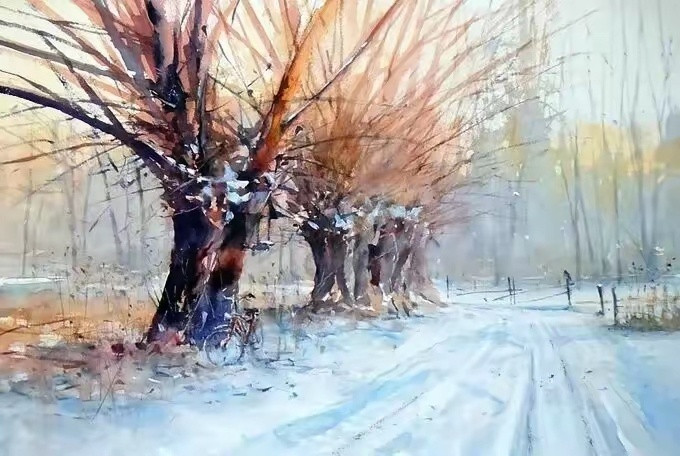波兰水彩画家米哈尔·贾西维奇（MichalJasiewicz）绘画作品欣赏遇