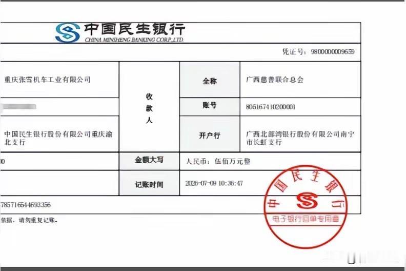 张雪机车向广西灾区捐赠500万元！张雪表示，我只是代表所有张雪用户捐的。对于一个