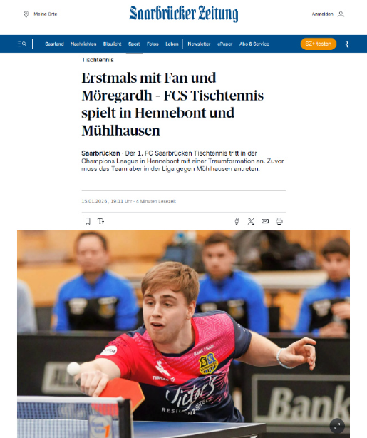 樊振东莫雷加德首次共同出战萨尔布吕肯的球迷们不用担心，樊振东并不会转会至多特蒙