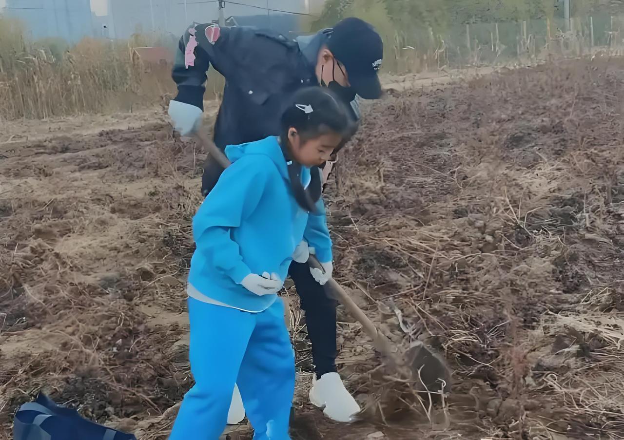 近日，汪峰被拍到带着女儿醒醒体验田园生活，教她挖红薯。画面里，醒醒认真专注，汪峰