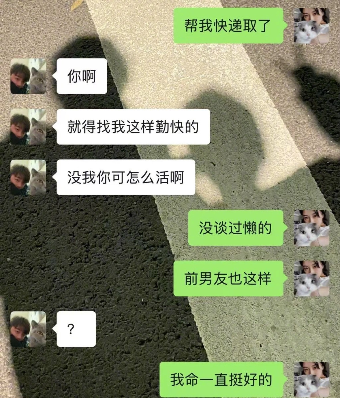 和老公的抽象聊天日常