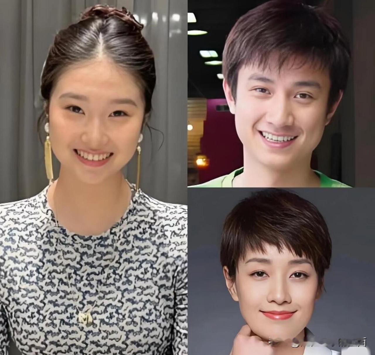 这孩子长得挺好，鼻子和嘴像文章，特别是她和文章的笑容，几乎是一模一样，再仔细看看