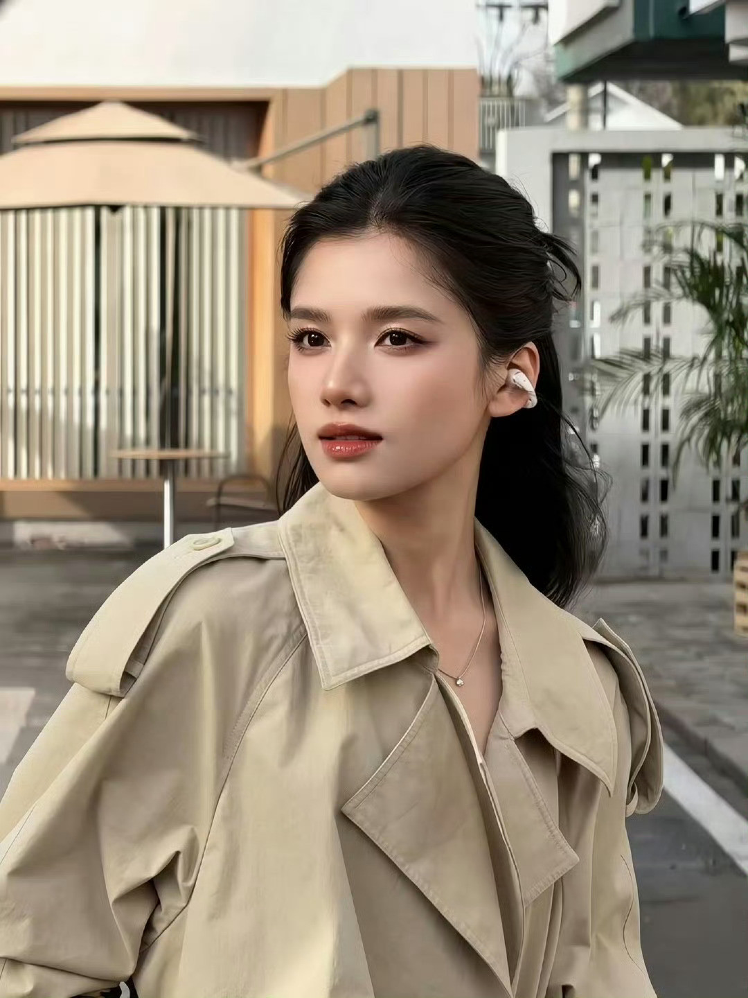 张婧仪好清晰的五官好俊美的脸