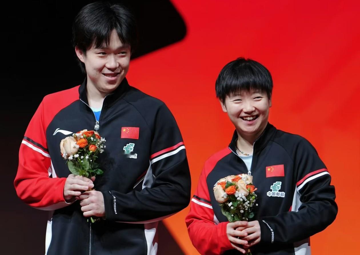 王楚钦有危机感了香港选手陈陈颢桦，在直播说想和孙颖莎配混双，之前在采访的时候