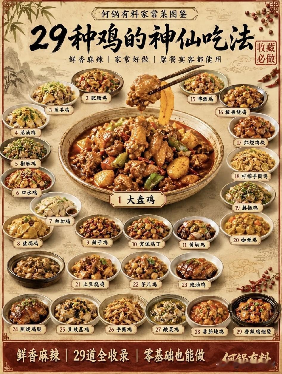 藏在老巷子里的3种神级鸡肉做法，成本不到10块钱，香到邻居拍门要配方做了7年街