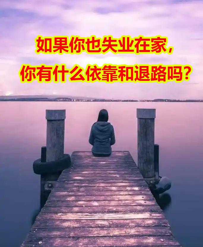 今年就业形势不太好，不少人都失业了！特别是80后的我们，上有老，下有小。我今