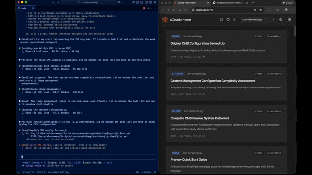 github.com/thedotmack/claude-mem一个专为Cl