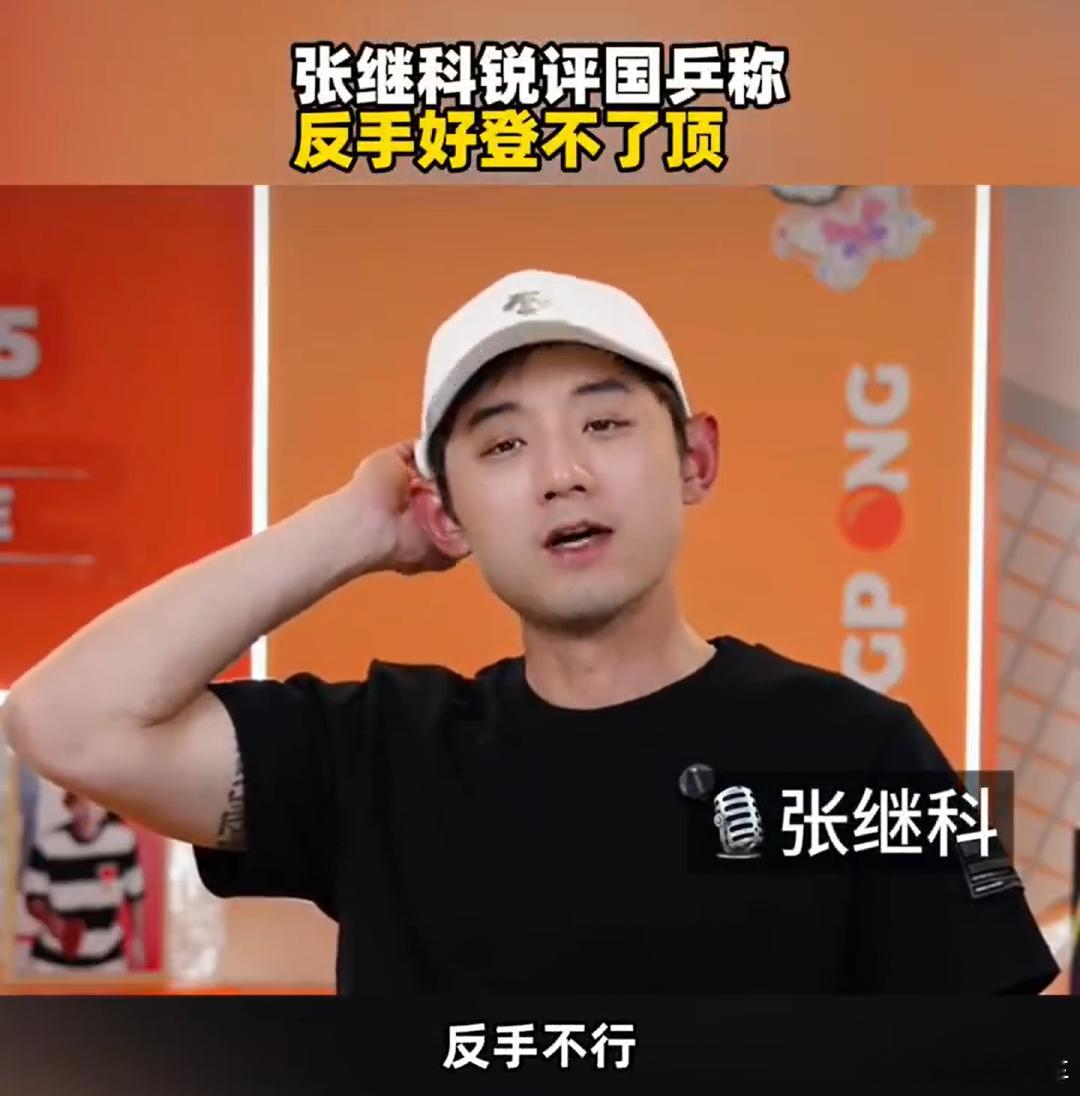 张继科锐评现役球员登顶可能张继科人品不行不代表技术不行单从他锐评的言论来说，没