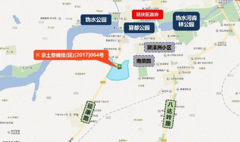 楼面价9569元/平, 世园39亿拿下延庆世园会一期地块