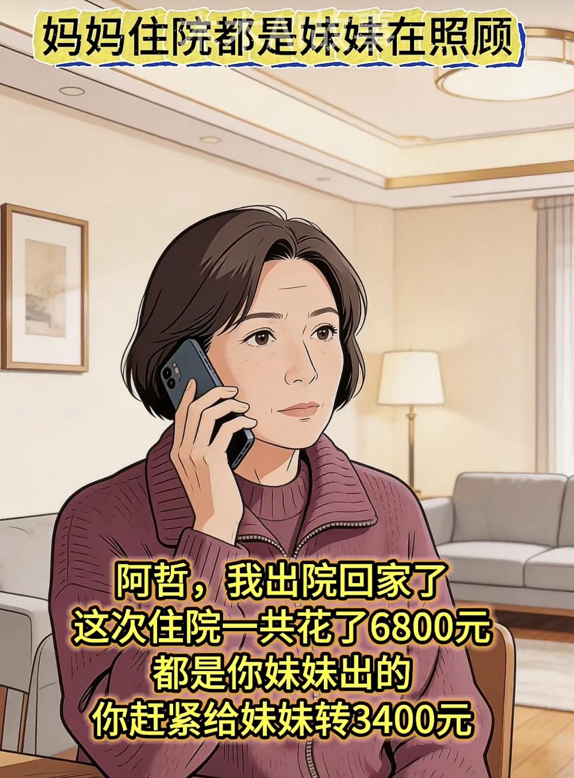 “儿女要有钱还好，一般的家庭就要两人相互一起出钱出力了，生活都不容易”[吃