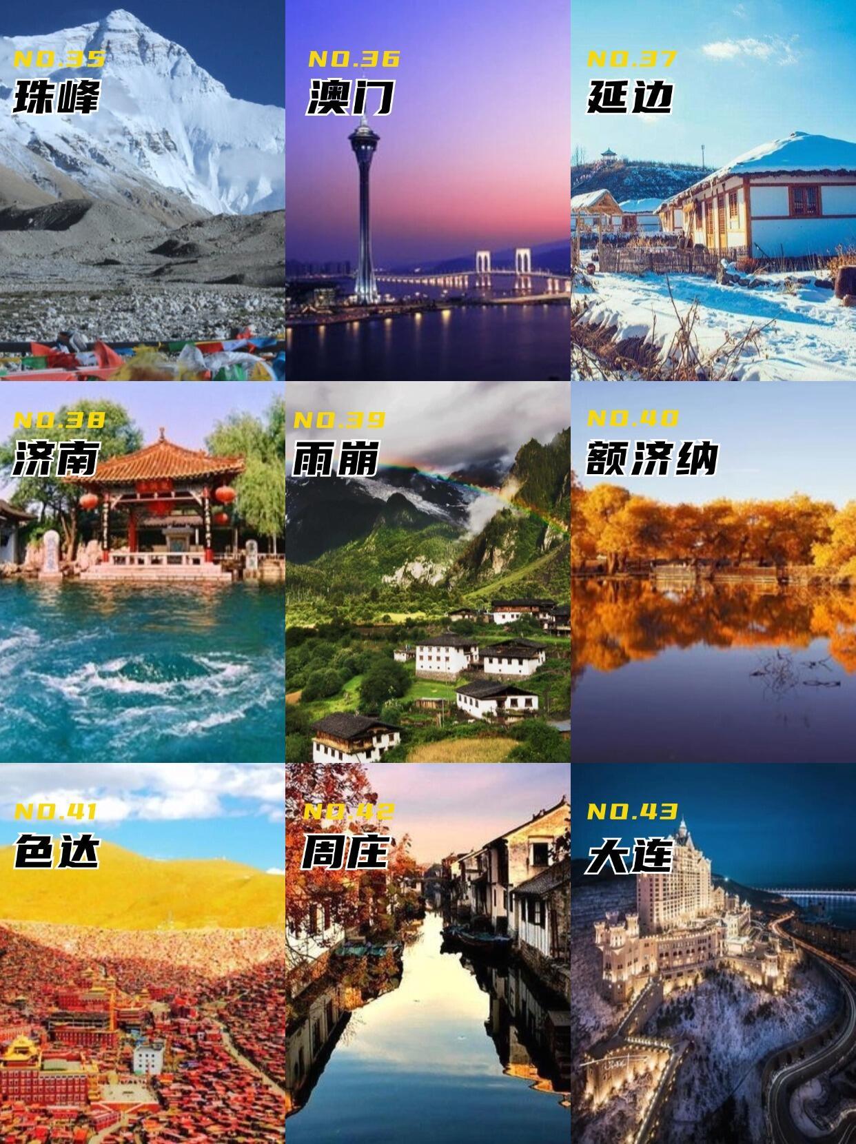 70个值得放进人生清单的国内旅行地来看看你去过几个？这不是目的地排行榜而是一份“