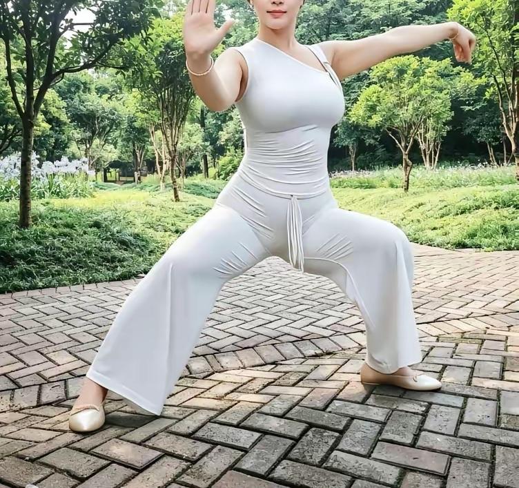 这是练太极的人吗？绝无可能。从身材上看，长期练太极的人绝不会如此臃肿。我有体会，