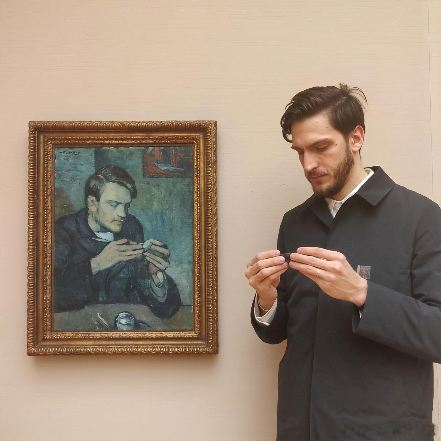 撞脸千年名画是什么体验万万没想到！现实里居然撞脸千年古画🎨不经意的神态、动作