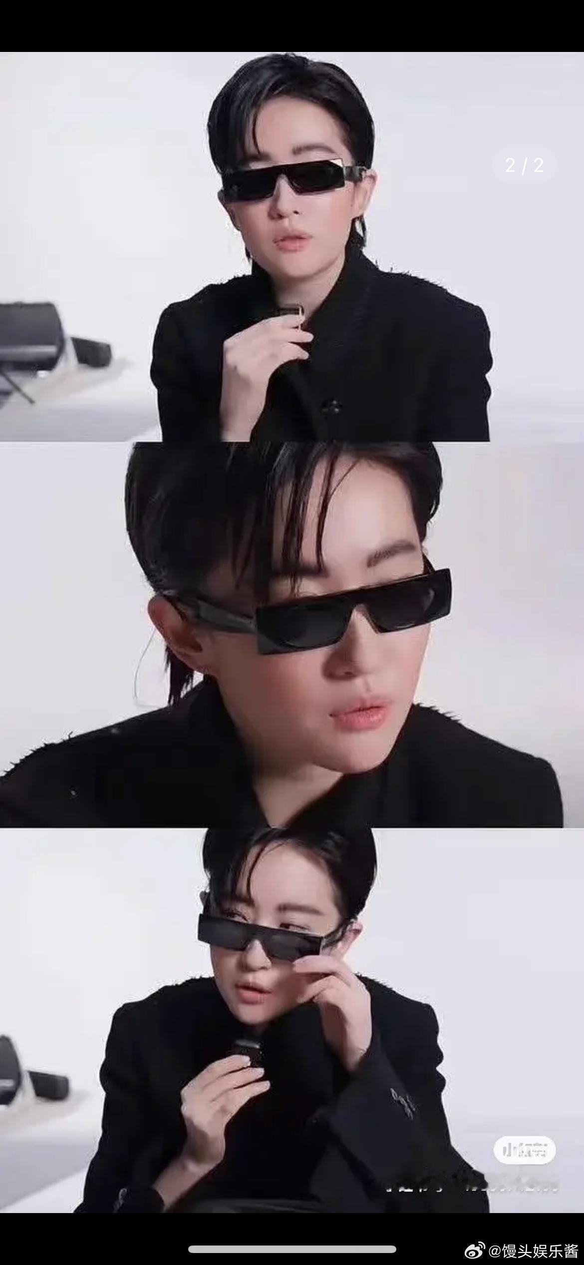 刘亦菲和杨幂短发铁T造型，谁赢了​​​