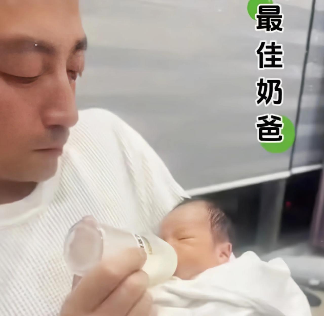 马筱梅生下来“小七宝”，爹妈的优点全凑在这个娃脸上了刚才刷到朋友发的照片，汪