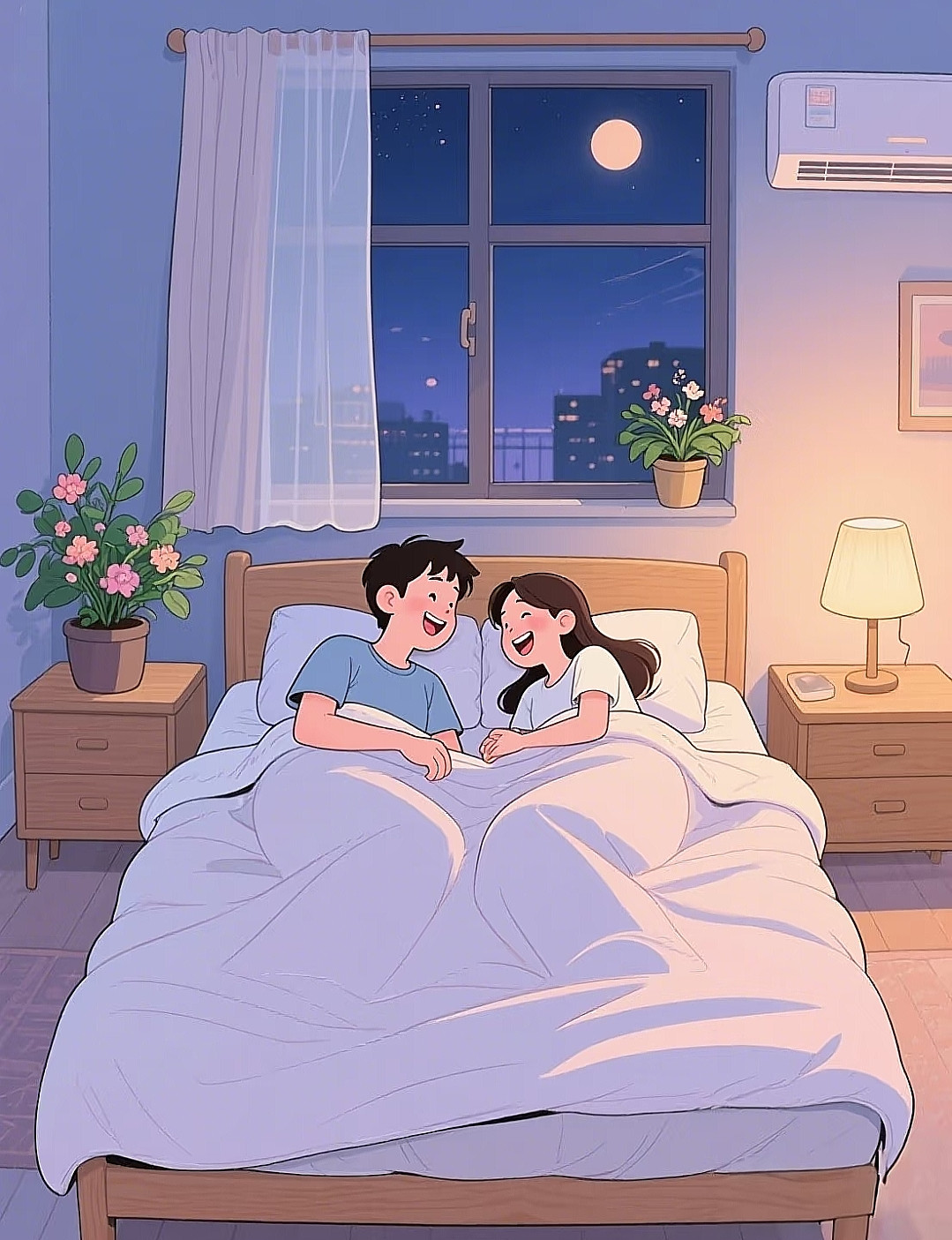 夫妻就得睡一个被窝，同床共枕，别轻易分床分居，人和人之间是有磁场的，特...